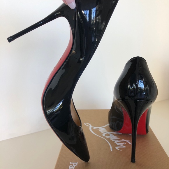 Louboutin Décolleté 554 (100mm) Patent - Picture 9 of 9